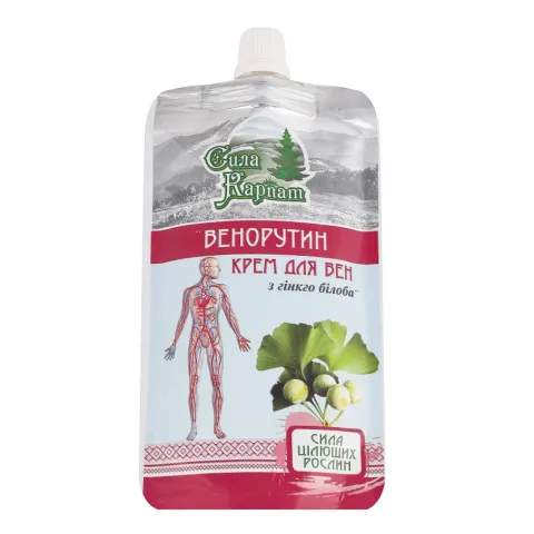 Крем ЛекоПро Сила Карпат 100 мл Венорутин