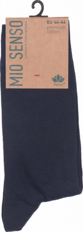 Шкарпетки чол. Mio Senso Relax4 C301RF т.сині 44-46