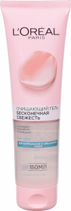 Гель-мус д/вмивання L`Oreal 150 мл Нескінченна Свіжість д/норм. та зміш. шкіри