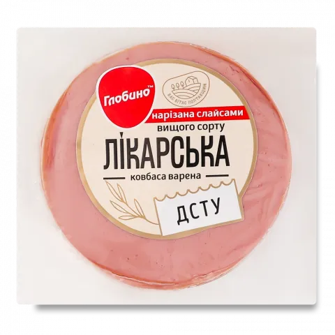 Ковбаса варена Лікарська 275 г в/ґ в/п серв.нар.