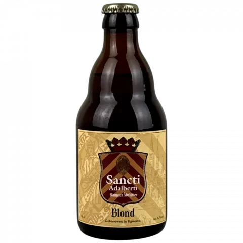 Пиво Sancti Adalberti Blonde 0,33л скло 5,7 И352 (Нід)