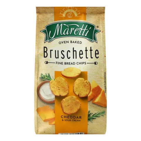 Сухарі-брускеті Maretti 70 г Чеддер (Болгарія)