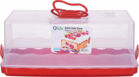 Контейнер д/торту з кришкою прямокутний Qlux L-00575 (Туреччина) И753
