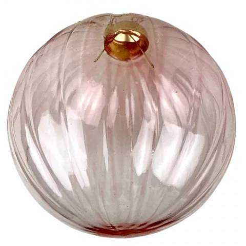 Куля новорічна 8см скло ABR410020 И523 (КІН)