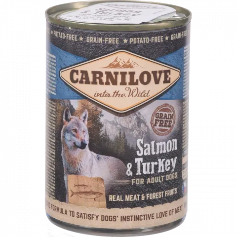 Корм д/собак Carnilove 400 г індичка та лосось