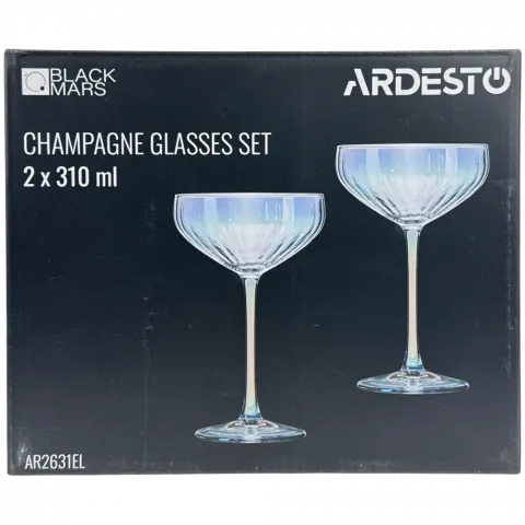 Набір келихів д/шамп. Ardesto 310мл 2шт. прозор. AR2631EL