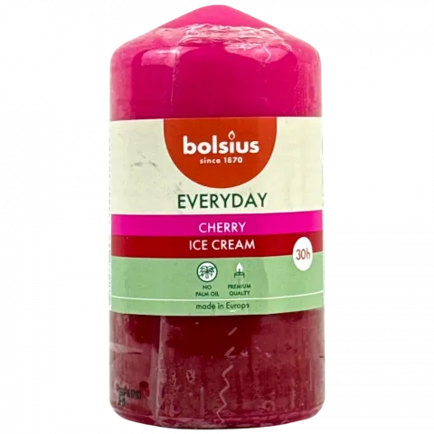 Свіча Bolsius стовп. 110/58 Вишн. мор. арт. 101913140148