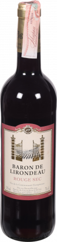 Вино Кастель Барон Лірондо 0,75 л сух. червон.