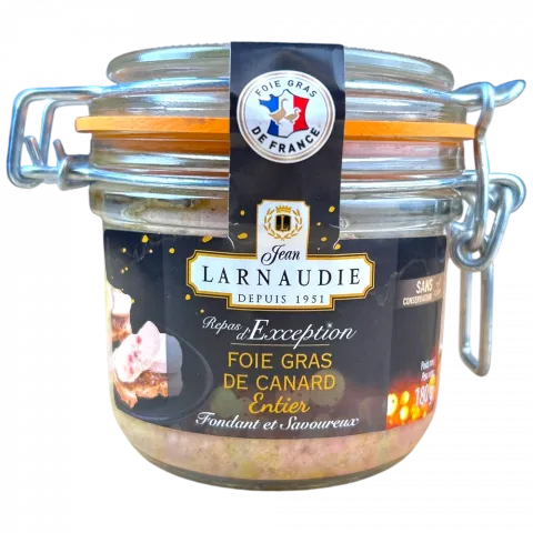 Фуа-гра цільна LARNAUDIE 180г Rep Exc стер. скл.(Франція)