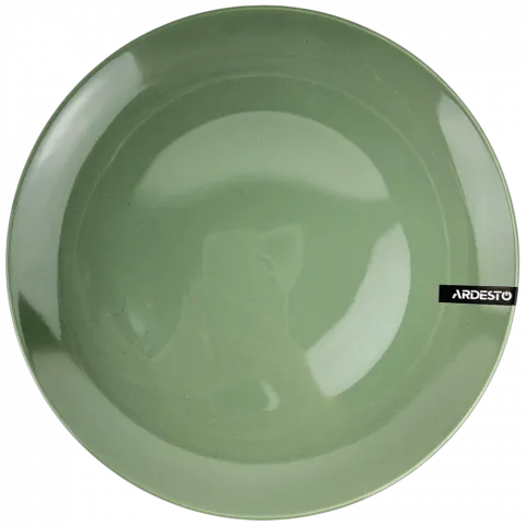 Тарілка порц. Ardesto Capri 26,8 см зелений AR0527CG