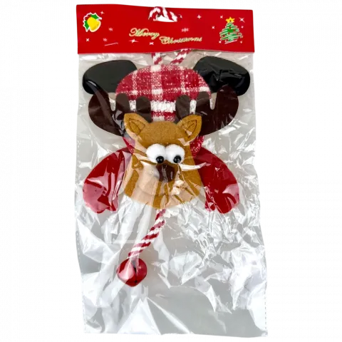 Прикраса ялинкова текстильна в асорт. 2514 см арт. JNSD-2025-113-ABC 9245 И792