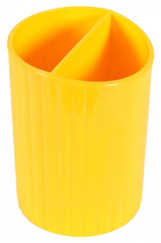 Підставка-склянка дручок жовт. пластик СТРП-02 желт.
