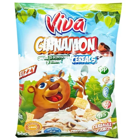 Пластівці VIVA злак.(пшен.та рис.) кориця 250г И551