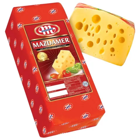 Сир Mlekovita Маздамер блок 3,2кг ваг. (Польща)