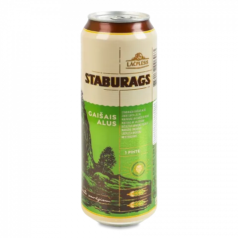 Пиво Staburags 0,568 л з/б Gaisais