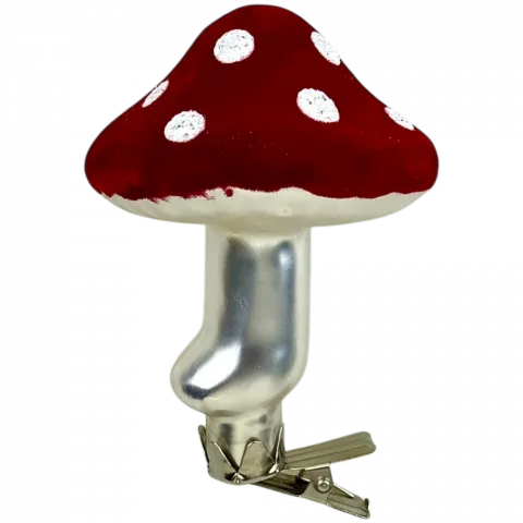 Гриб скл. на сріб. кліпсі 60x105мм ABT633000 И854 (КІН)