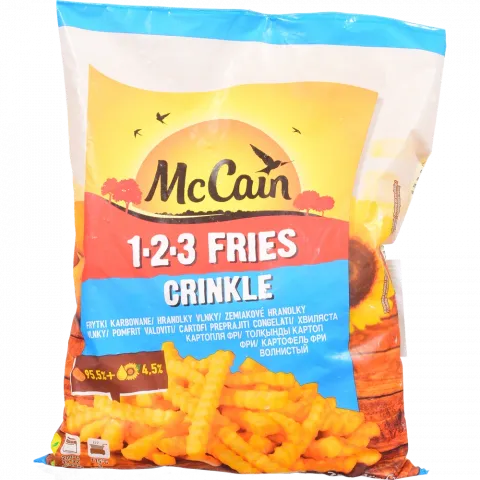 Картопля фрі McCain 750 г Golden Crinkle хвиляста