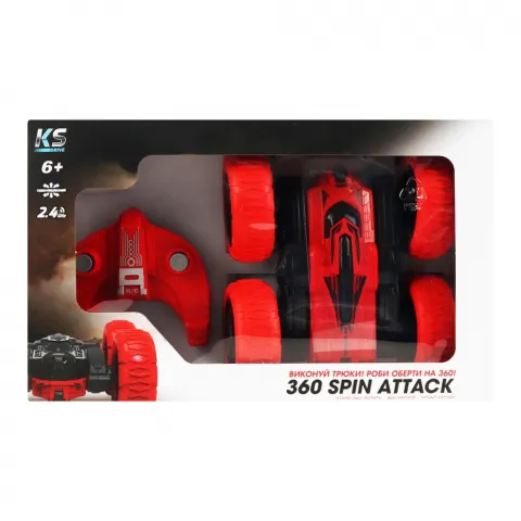 Іграшка Автомобіль KS Drive Трюковий червоно-чорний STURBWB