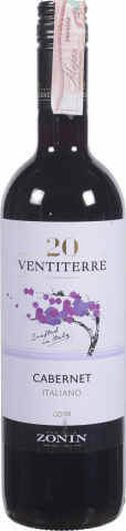 Вино Zonin Каберне Варьетале 0,75 л червон.