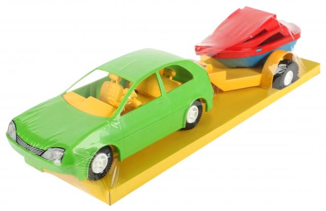Іграшка Авто-купе з причепом 39002