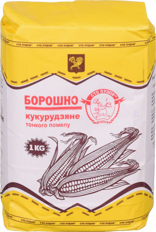 Борошно Сто Пудов 1 кг кукурудзяне