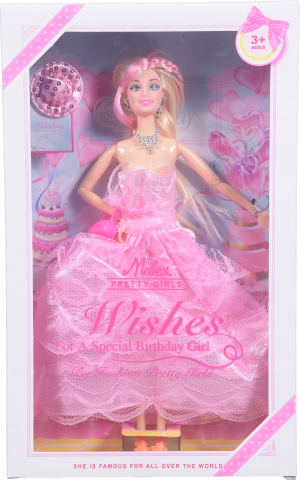 Іграшка ЮТ Лялька в святковій сукні 29см арт. LM307007 И150