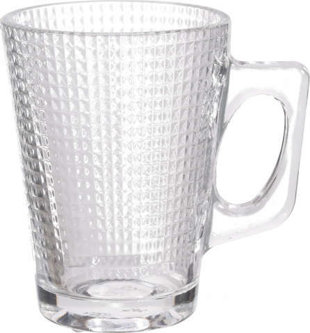 Чашка скляна Kendil Glass Клітинка 185 мл
