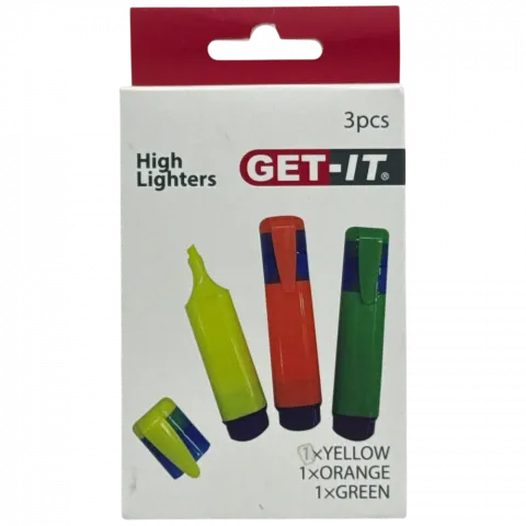 Текстові маркери, 3 штуки 110610250 И529 (КІН)