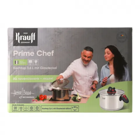 Каструля нерж. Krauf Prime Chef 3,6 л 26-303-020