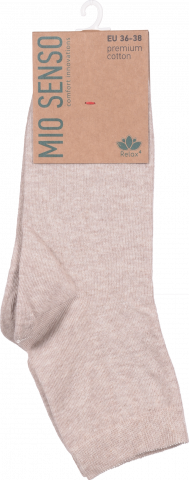 Шкарпетки жін. MioSenso Relax4 C502RF бежевий меланж 36-38