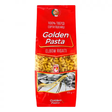 Макарони Golden Pasta 400 г Ріжки маленькі