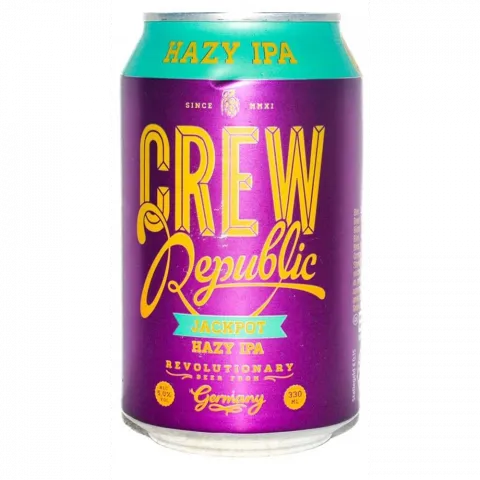 Пиво Crew Jackpot Hazy IPA 0,33л з/б 5 И679 (Німеччина)