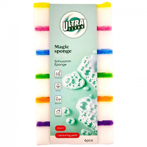 Губка кухонна Scrub Magic 6 шт.колор WK1700820 И152 (КІН)