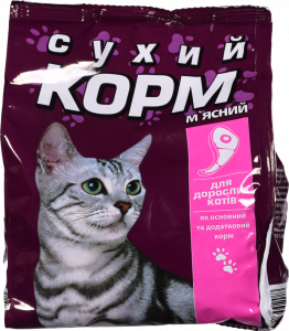 Корм д/котів 400 г М`ясний