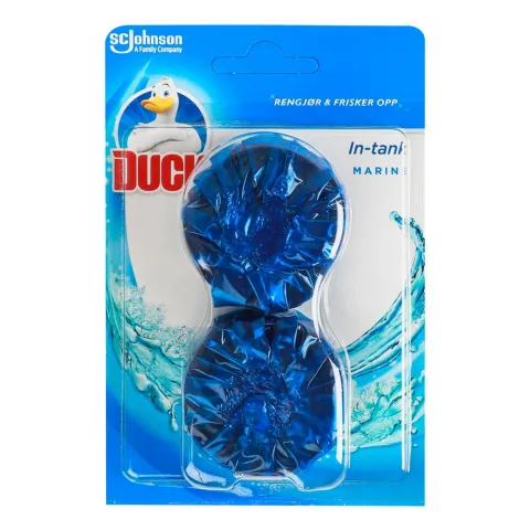 Освіж. д/унітазу Duck 2х50 г таблетка чистоти д/зливного бачка Морський