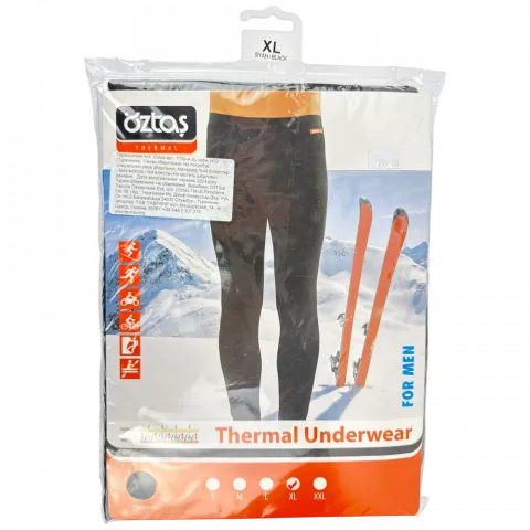 Термоштани чол. Oztas арт. 1750-A XL чорн. И69 (Туреччина)