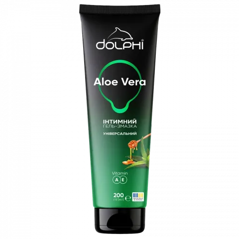 Гель-змазка Dolphi 200 мл Aloe Vera