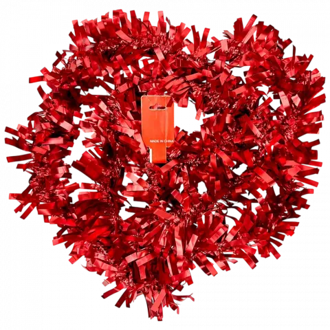 Мішура новорічна 9 см2 м, матова, колір в асорт. арт. Y-14 И215