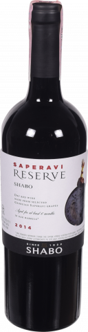 Вино Шабо Резерв Сапераві 0,75 л сух. червон.