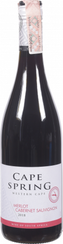 Вино Cape Spring Мерло-Каберне Совіньйон 2017 0,75 л червон.