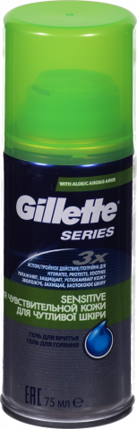 Гель дгоління Gillette 75 мл Sensitive Skin