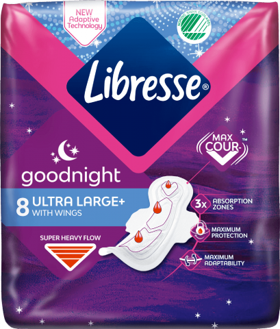 Прокладки Libresse 8 шт. Ultra Goodnight