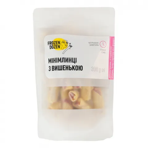 Міні-млинці Frozen Dazen 300 г з вишенькою