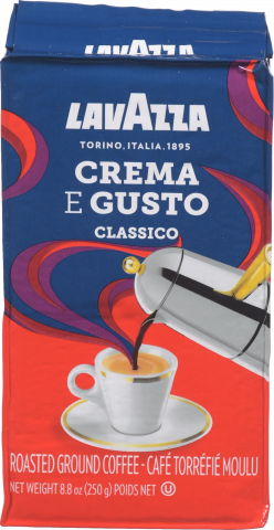 Кава Lavazza 250 г мелена Crema and Gusto (Італія)