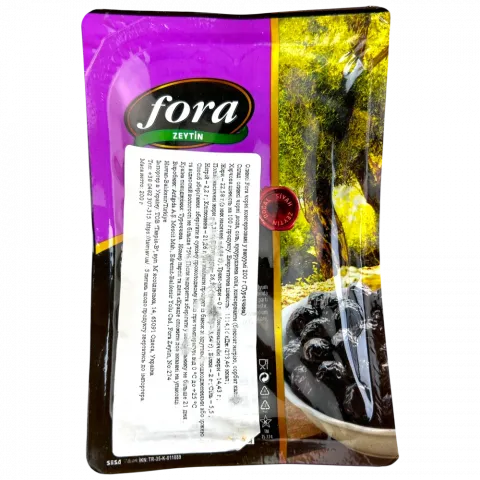 Оливки чорні Forа 200 г в олії з/к И145 (Туреччина)
