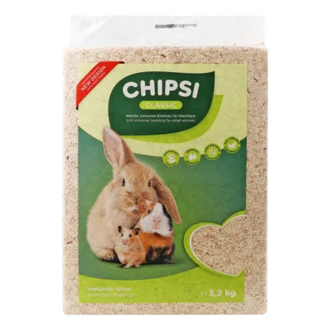 Наповнювач д/гризунів Chipsi 3,2 кг Класік тирса