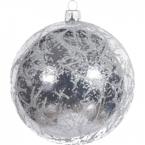 Прикраса ялинкова Куля пластик Ретро Блиск 100 мм 1923