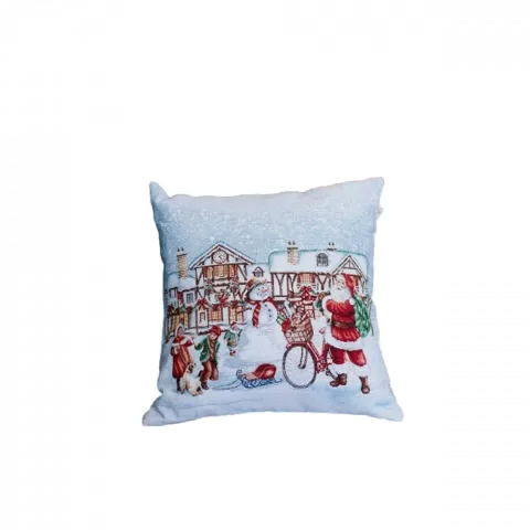 Подушка Прованс 45х45 см гобеленова Святкування Carousel