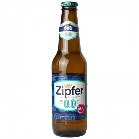 Пиво ZIPFER 0,33л б/а світле фільтр. 0 скло И729(Австрія)
