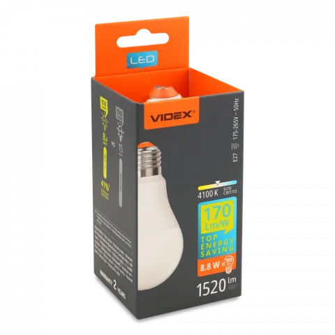 Світлодіодна лампа Videx A60h 8.8W E27 4100K